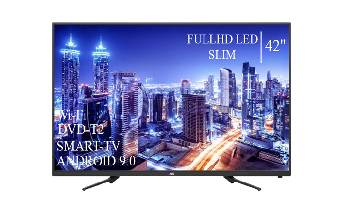 Телевізор LED TV T1209 42" Smart-TV FullHD T2 USB Гарантія Android 13.0
