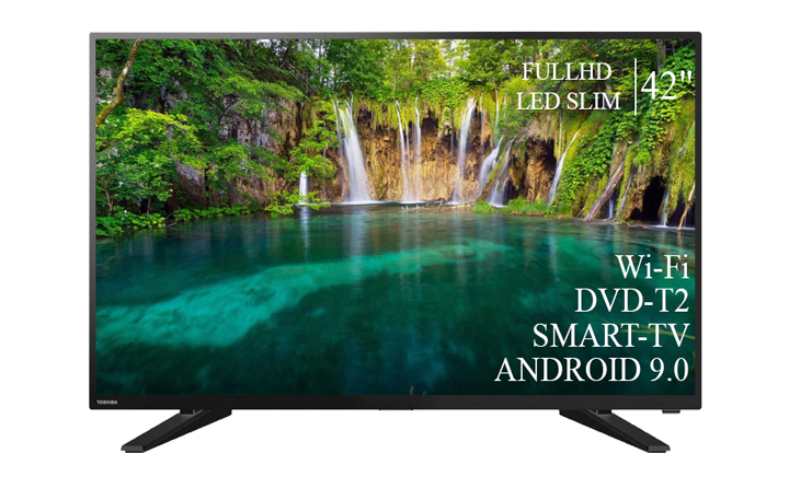 Телевізор LED TV T614 42" Smart-TV FullHD T2 USB Гарантія Android 13.0