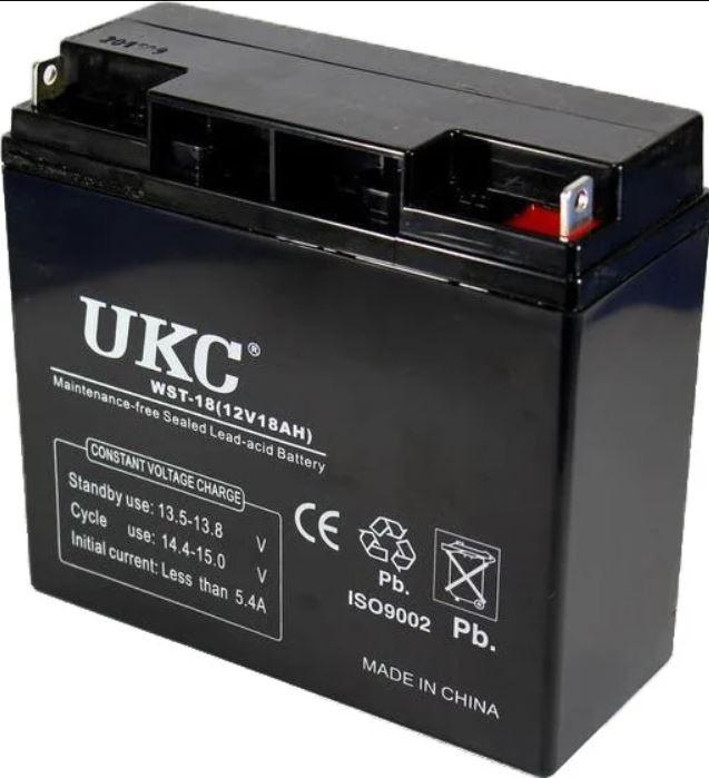 Акумулятор UKC Battery WST-18 12V 18A, фото 1