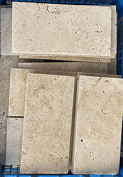 Плитка для фасаду та доріжок з Травертину 10/20 см