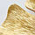 Настінна фігура Лист Гінкго, W 25 см, L 4 см золото Гранд Презент 2005590, фото 2