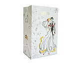 Білий весільний паперовий пакет білий танець, пакет для караваю, торта, фото 2