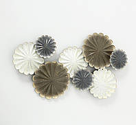 Настенный декор цветы Гинкго W 90 см, L 6 см, H 49 см металл Гранд Презент 1020116