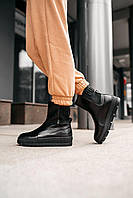 Черные ботинки на осень Пума х Фенти Боты для девушек Puma x Fenty by Rihanna Chelsea Sneaker Boot Black