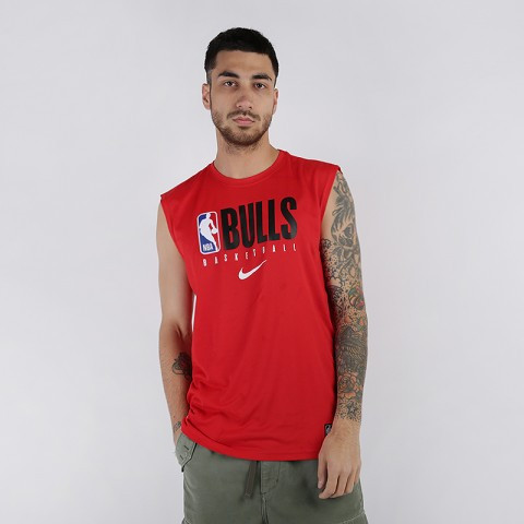 Майка баскетбольна чоловіча Nike Chicago Bulls розмір XL червона (AT0610-657)