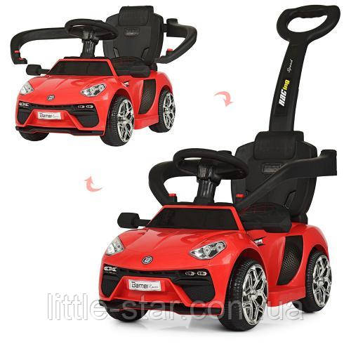 Дитячий електромобіль каталка толокар Bambi M 3591 L-3 Lamborghini, червоний