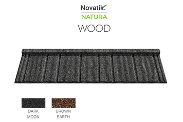 Композитна черепиця Novatik Natura Wood