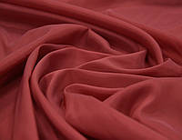Подкладочная ткань итальянская натуральная вискозная с эластаном однотонная красная MI 39