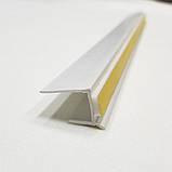 Профіль ПВХ торцевій для гіпсокартону 12,5 мм 2,5 м самоклеючий (Польща), фото 6