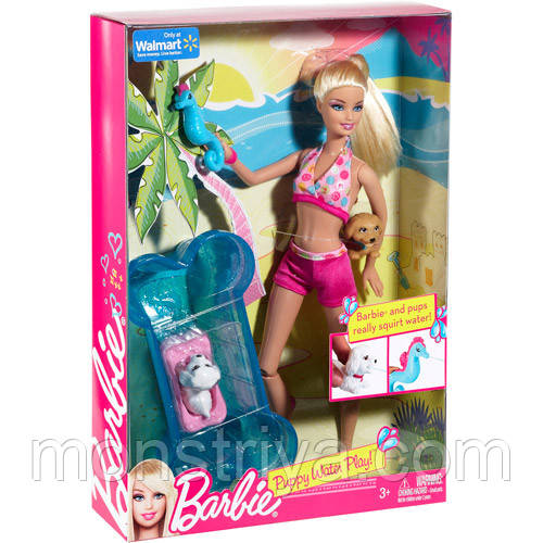 Barbie Ігровий набір Барбі з цуценятами в аквапарку