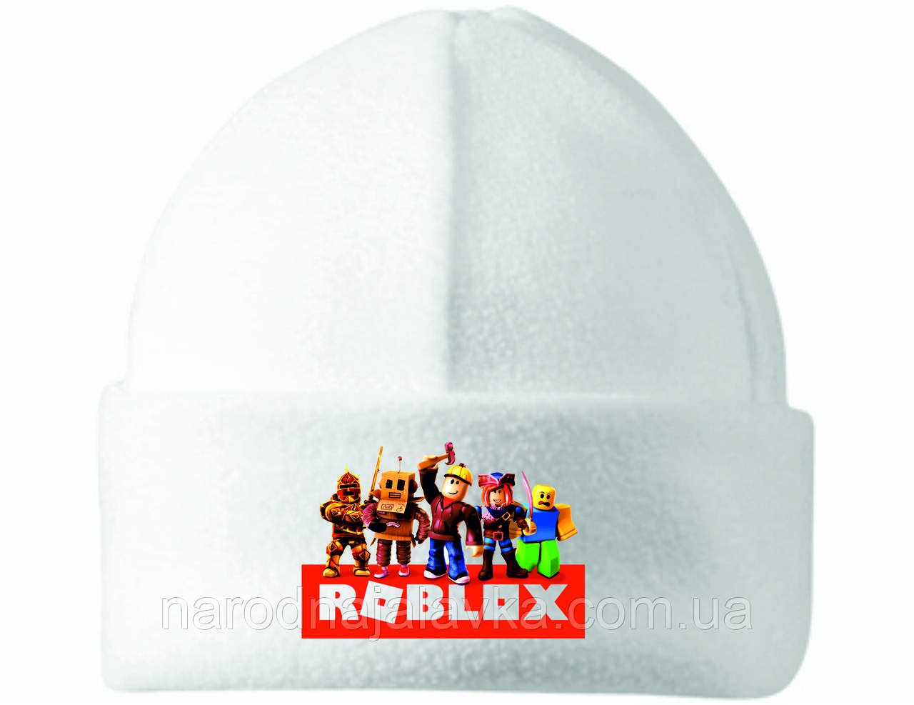 Шапка флісова Роблокс Roblox. Чудовий подарунок.