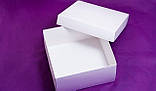 Коробка картонна, розмір: 140*140*70 мм біла, фото 2