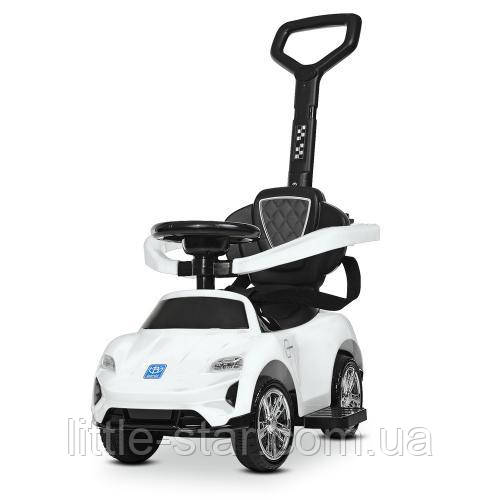 Дитячий електромобіль каталка толокар Bambi M 4290-1, білий