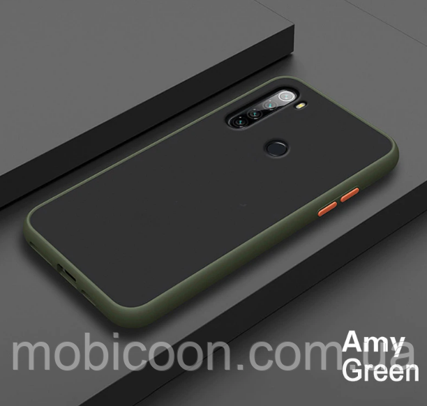 Накладка Gingle Matte Case для Samsung Galaxy А11 А115 green/orange (Самсунг А115)