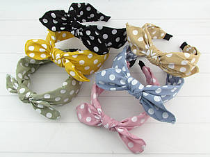 Обручи Солоха пластик/текстиль 6 шт/уп.