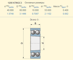 235954.0 підшипник Claas 1208-KC3