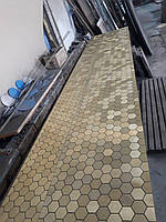 Металева мозаїка та плитка під замовлення і в будь-якому розмірі з неіржавкої сталі латунь