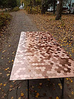 Металлическая мозаика и плитка под заказ и в любом размере из нержавеющей стали медь