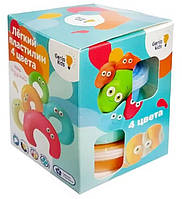 Набор для творчества Воздушный пластилин для лепки, 4 цвета, TA1714, для детей от 3 лет, Пакунок малюка