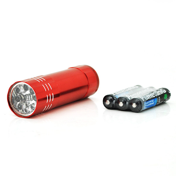 Кишеньковий ліхтарик Bailong BL-С709, 1 LED, 1 режим, корпус алюміній, живлення 3*АА, 85*25 мм, Red, ОЕМ