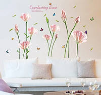Наклейка для декора интерьера Нежные цветы