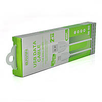 Кабель Bavin CB123, Lightning, 2.4 A, White, довжина 1 м, BOX