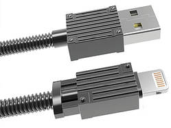 Кабель Bavin CB111, Lightning, 2.4 A, Silver, довжина 1 м, BOX