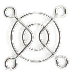 Решітка (гриль) для вентиляторів 40mm, Silver