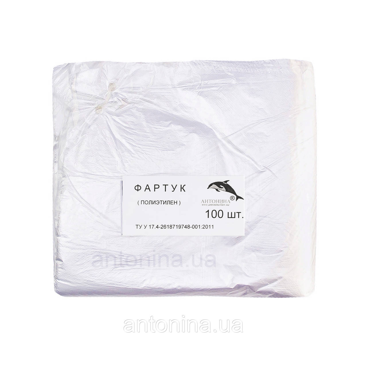 Фартух одноразовий, 100 шт./пач.