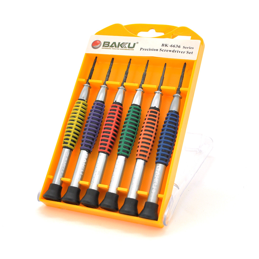 Набір викруток BAKKU BK-6636 (T2, T5, T6+ 1.8/Y2.0, 1.8), Box