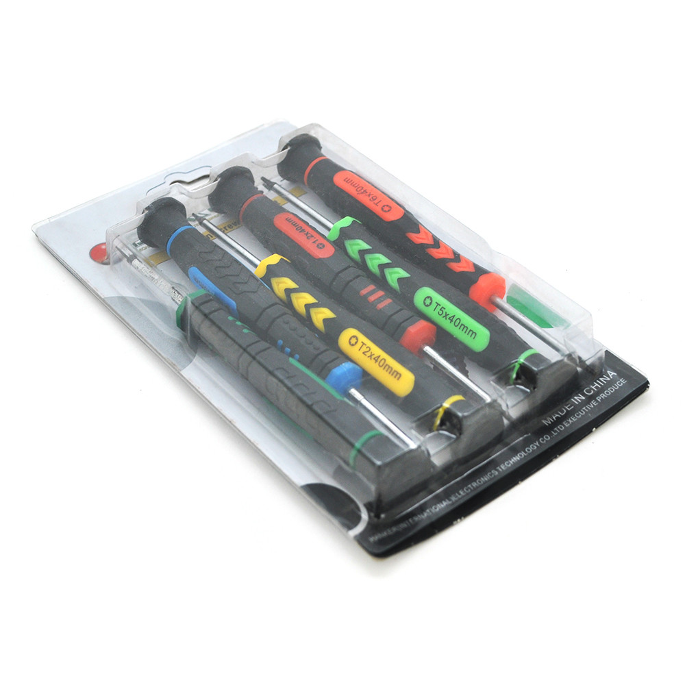 Набір викруток BAKKU BK-375 (T2, T3, T4, T5, T6, +1.2), Blister-box