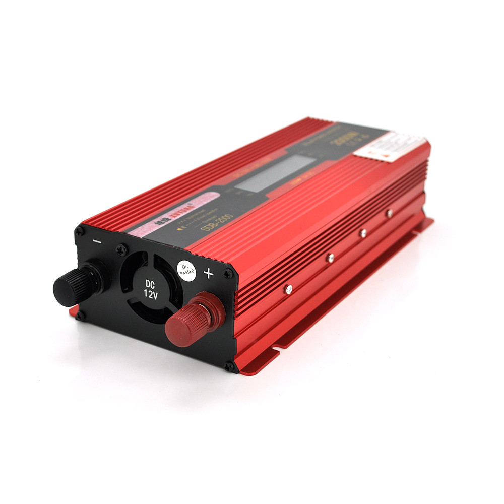 Автомобільний інвертор перетворювач напруги Voltronic DC/AC 2000 W 12 V / 110 V Розетка 12 В 110 В 2000 Вт