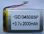 Літій-полімерний акумулятор 4*50*85 mm 3,7V (Li-ion 3.7 В 1800 мА·год)