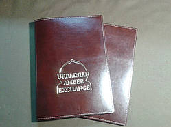 Папки для презентацій шкіряні.