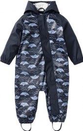 Комбінезон водонепроникний для хлопчика синій "Корабль" р.74/80см., фото 1