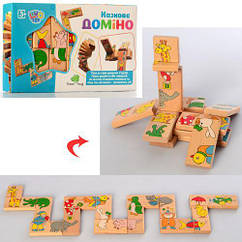 Дерев'яні іграшки - дитяче дерев'яне доміно MD 2146