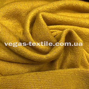 Трикотаж Ангора Арктика Гірчичний