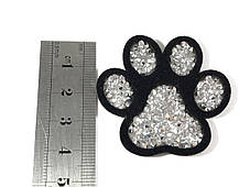 Нашивка Лапа з камінням 50х50 мм, фото 3