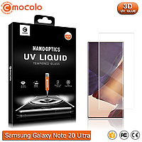 Захисне скло Mocolo Samsung Galaxy Note 20 Ultra Nano Optics UV Liquid Tempered Glass 3D (Clear)