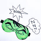 Дизайнерська маска для сну Silenta Marvel Халк, фото 3