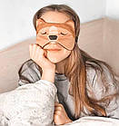 Дизайнерська Маска для сну Silenta Ведмедик (Ведмідь), фото 2