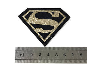 Нашивка Супермен/Superman 70х53 мм, фото 2