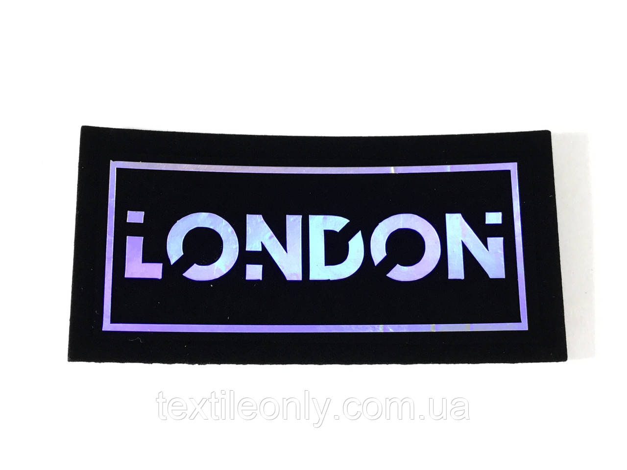 Нашивка London переливна 70х35 мм