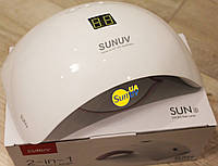 SUNUV.UA Sun8 48Вт Smart nail lamp 2.0 гибридная уф лампа лед сушка ногтей UV LED Sun 1 2 3 4 5 6 9 48W Sunuv8