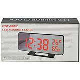 Годинники настільні VST-888Y 7006 з зеленою підсвіткою, фото 4