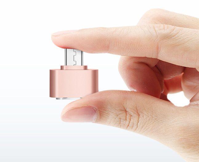 Мини OTG переходник microUSB -> USB для телефона планшета адаптер ОТГ ...