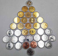 Монета Bitcoin (Биткоин) у чохлі біткоін ETH, MONERO,Zcash, лайткоин