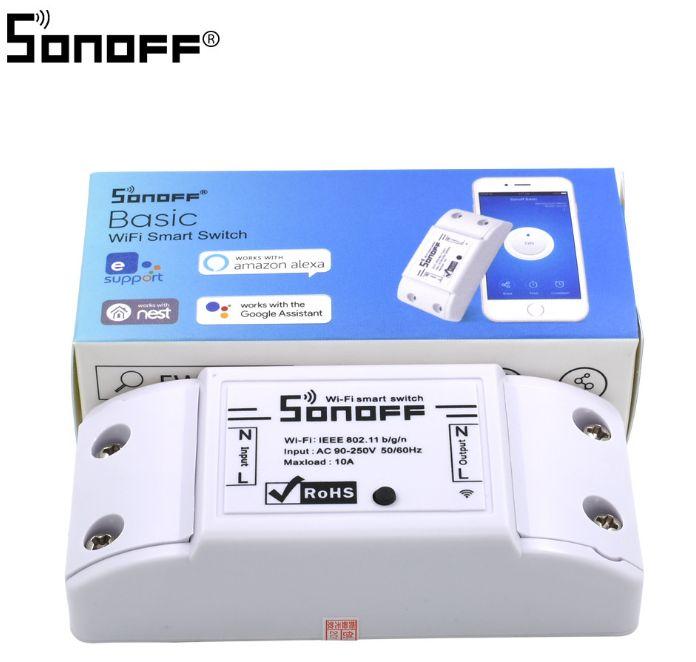 ОРИГІНАЛ в коробці Wi-Fi Sonoff basic 10А розумний будинок розетка реле ОПТ