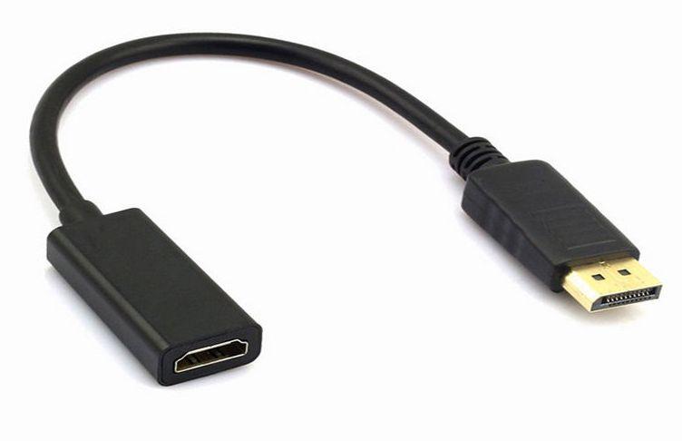 Перехідник DisplayPort (DP) -> HDMI +аудіо, активний адаптер конвертер, фото 1