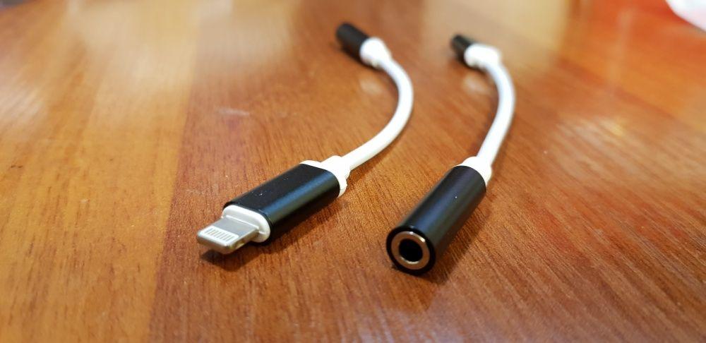 Перехідник для айфон AUX iPhone 7/Plus на навушники 3,5 мм LIGHTNING, фото 1